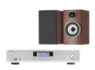 Zestawy stereo - Rotel A12 MKII (srebrny) + 707 S3 (mokka) - miniaturka - grafika 1