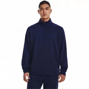 Męska bluza treningowa UNDER ARMOUR UA Armour Fleece 1/4 Zip - granatowa - Bluzy sportowe męskie - miniaturka - grafika 1