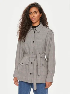 Tommy Hilfiger Kurtka przejściowa WW0WW43316 Szary Regular Fit - Kurtki damskie - miniaturka - grafika 1