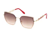 Okulary przeciwsłoneczne - Okulary GUESS GO00042-6232B. Okulary przeciwsłoneczne, Kolor złoty. Kobieta. - miniaturka - grafika 1