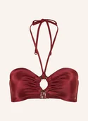 Stroje kąpielowe - Tommy Hilfiger Góra Bikini Typu Bandeau rot - miniaturka - grafika 1