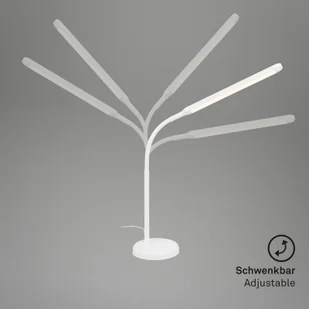 Briloner Lampa stołowa LED Pivaz, ściemniacz dotykowy, biała - Lampy stojące - miniaturka - grafika 5