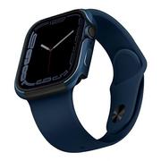 Akcesoria do smartwatchy - Uniq etui Valencia Apple Watch Series 4/5/6/7/SE 40/41mm. niebieski/cobalt blue - miniaturka - grafika 1