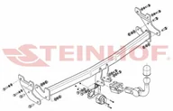 Akcesoria motoryzacyjne - Hak holowniczy Steinhof H-235 - miniaturka - grafika 1