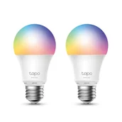 Latarki - LED żarówka TP-LINK Tapo L530E, E27, 220-240V, 8.7W, 806lm, 6000k, RGB, 15000h, chytrá Wi-Fi žárovka, 2 kusy v balení - miniaturka - grafika 1
