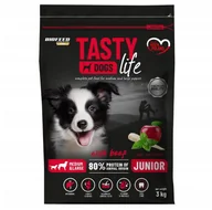 Sucha karma dla psów - BIOFEED TASTY DOGS LIFE JUNIOR M&L WITH BEEF 3KG - miniaturka - grafika 1