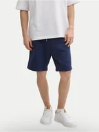 Spodenki damskie - Tom Tailor Denim Szorty sportowe 1045584 Granatowy Regular Fit - miniaturka - grafika 1