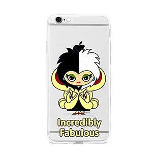 ERT GROUP etui na telefon Apple Iphone 6/6S, case oryginalny i oficjalnie licencjonowany przez Disney, wzór Cruella 006, optymalnie dopasowane, plecki z TPU częściowo przeźroczyste - Etui i futerały do telefonów - miniaturka - grafika 1