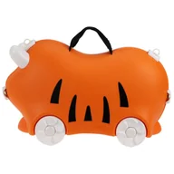 Walizki - Walizka dziecięca na kółkach pomarańczowa 52x21x32 cm - miniaturka - grafika 1