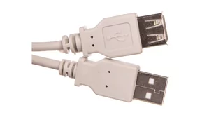 Wentronic Wtyk USB 2.0 Verlaengerung, (lose Ware), 'A' > 'A' gniazdo USB Verl AA 180 LC HiSpeed 2.0 1.8 m, 1 szt., biały 68715 - Kable USB - miniaturka - grafika 1