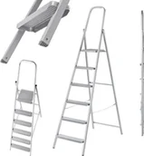 Drabiny - Kadax KADAX Drabina stalowa Steel Home 6 stopni - miniaturka - grafika 1