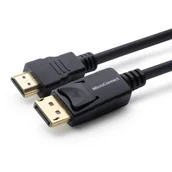 Złącza, przejściówki, adaptery - Kabel MicroConnect DisplayPort - HDMI 10m czarny (MC-DP-HDMI-1000) - miniaturka - grafika 1