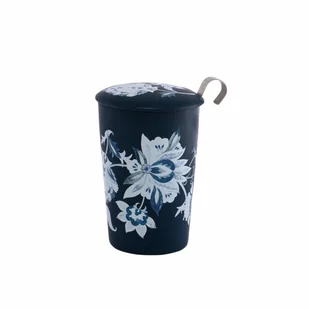 Eigenart Eigenart TeaEve kubek z zaparzaczem 350ml Luna niebieski - Kubki - miniaturka - grafika 1