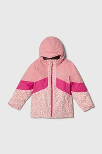 Kurtki i płaszcze dla dziewczynek - Columbia kurtka dziecięca kolor różowy - grafika 1