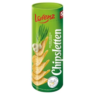 Chipsletten LOR.CHIPSL.ZIELON.CEBUL.100G zakupy dla domu i biura 71902 - Inne przekąski suche - miniaturka - grafika 1