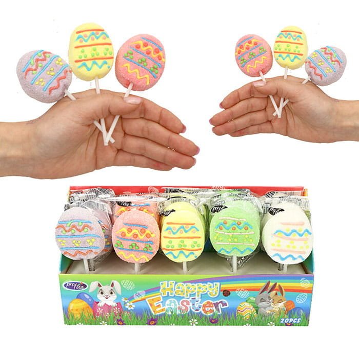 HAPPY EASTER LIZAK PIANKOWY PISANKA PISANKI WIELKANOC (15GR) 20SZT