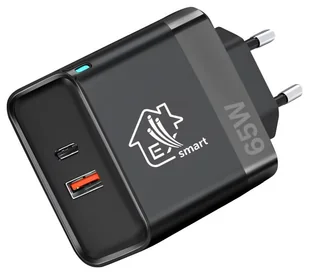 Extralink Smart Life 65W, USB-C + USB-A - Ładowarki do telefonów - miniaturka - grafika 1