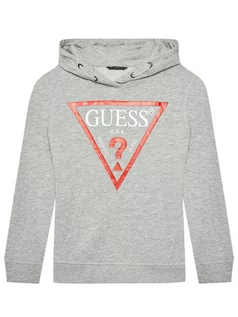 Bluzy dla chłopców - Guess Bluza L92Q09 KAUG0 Szary Regular Fit - grafika 1