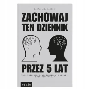 Zachowaj ten dziennik przez 5 lat. Twoje refleksje, wspomnienia i poglądy na przestrzeni lat - Rozwój osobisty - miniaturka - grafika 1