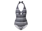 Stroje kąpielowe - esmara® Kostium kąpielowy jednoczęściowy damski (W paski, 40) - miniaturka - grafika 1