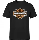Koszulki męskie - KOSZULKA Z NADRUKIEM MĘSKA ŚMIESZNA T-SHIRT HARLEY DAVIDSON MOTOR Motocykl - miniaturka - grafika 1