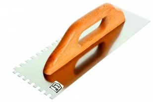 Paca Nierdzewna Zębata Uchwyt Drewniany 480*130Mm Ząb 8*8 - Narzędzia murarskie - miniaturka - grafika 1