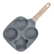 Patelnie - Patelnia Marmurkowa do jajek i placków 4 Sekcje KLAUSBERG KB-7808 - miniaturka - grafika 1
