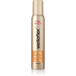 WELLA - Wellaflex - Curls & Waves Mousse - 3 Strong Hold - Pianka do włosów kręconych - 200 ml - Kosmetyki do stylizacji włosów - miniaturka - grafika 1
