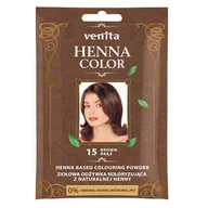 Odżywki do włosów - Venita HENNA COLOR Ziołowa Odżywka koloryzująca nr 15 BRĄZ 30 g - miniaturka - grafika 1