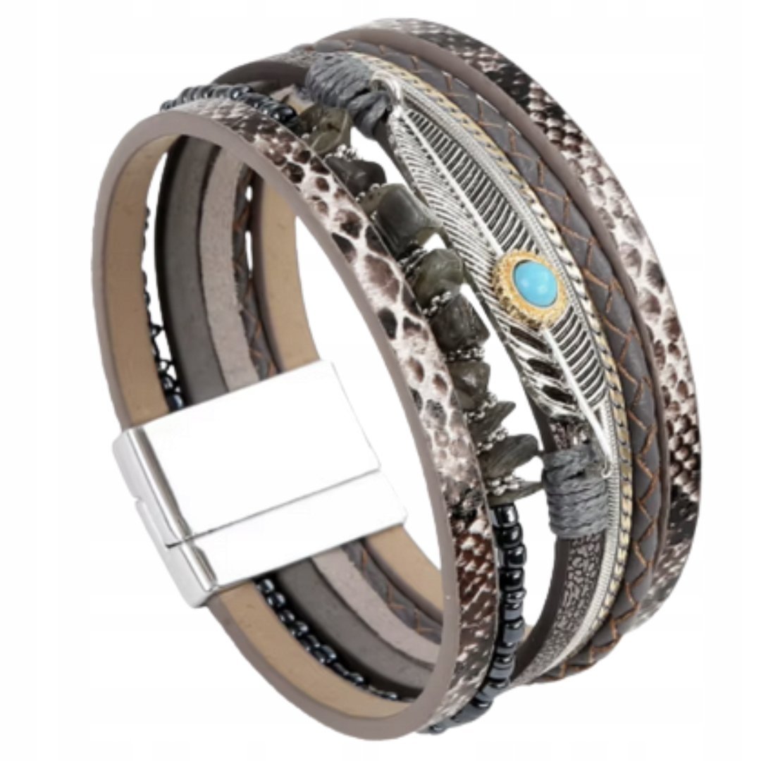 Bransoletka boho z magnesem - wyjątkowy dodatek dla Ciebie