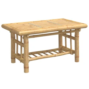 vidaXL Stolik kawowy bambusowy 70x45x36 cm - Ławy i stoliki kawowe - miniaturka - grafika 1