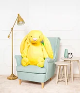 Maskotki i pluszaki - Duży Wielki Miś Pluszowy Królik Figo Przytulanka Maskotka 100Cm Żółty - miniaturka - grafika 1