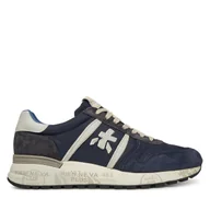 Sneakersy męskie - Sneakersy Premiata LANDER VAR 7204 Granatowy - miniaturka - grafika 1