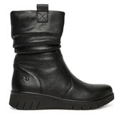 Botki damskie - Botki Caprice 9-26455-45 Czarny - miniaturka - grafika 1