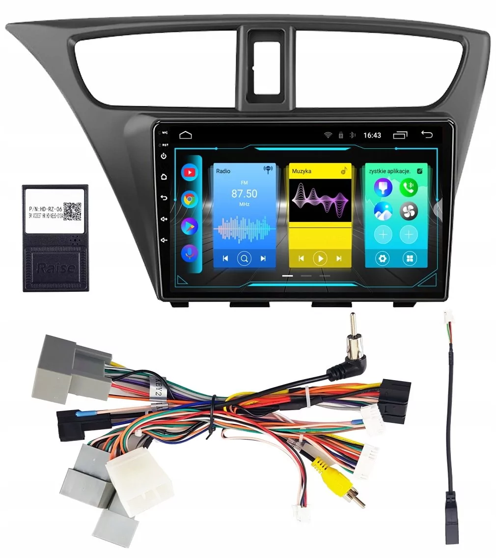 Radio Nawigacja Do Honda Civic 2Din Android Dsp Bt