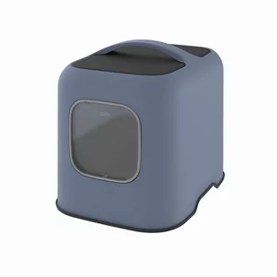Rotho kryta kocia kuweta Rotho MyPet kolor: niebieski wymiary 510x395x443 - Kuwety dla kotów - miniaturka - grafika 1