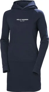 Helly Hansen Helly Hansen sportowa sukienka W CORE HOODIE DRESS 54079 597 S - Sukienki i spódnice sportowe - miniaturka - grafika 1