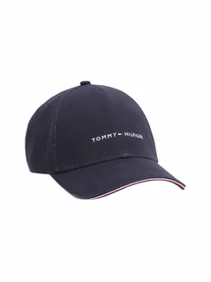 Tommy Hilfiger Czapka Z Daszkiem Th Corporate Cap Granatowa Am0Am10536 Dw6 - Czapki męskie - miniaturka - grafika 1