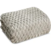 Koce - Koc EUROFIRANY D91 Cindy6 150 x 200 cm Beżowy - miniaturka - grafika 1