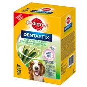 Przysmaki dla psów - 112 + 28 gratis! Pedigree Dentastix/Dentafresh 140 sztuk - DentaFresh, dla średnich psów| Dostawa i zwrot GRATIS! - miniaturka - grafika 1