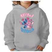 Bluzy dla dziewczynek - BLUZA DZIECIĘCA STITCH ANGEL ANDZIA 146-152 CHŁOPIĘCA DZIEWCZĘCA PREZENT - miniaturka - grafika 1