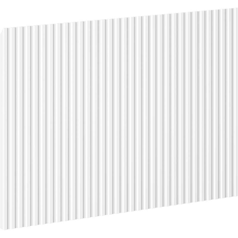 Mexen Rivel front ryflowany do korpusu szafki łazienkowej 60 x 43,5 cm, biały mat - 91A20-0600-470-1-01