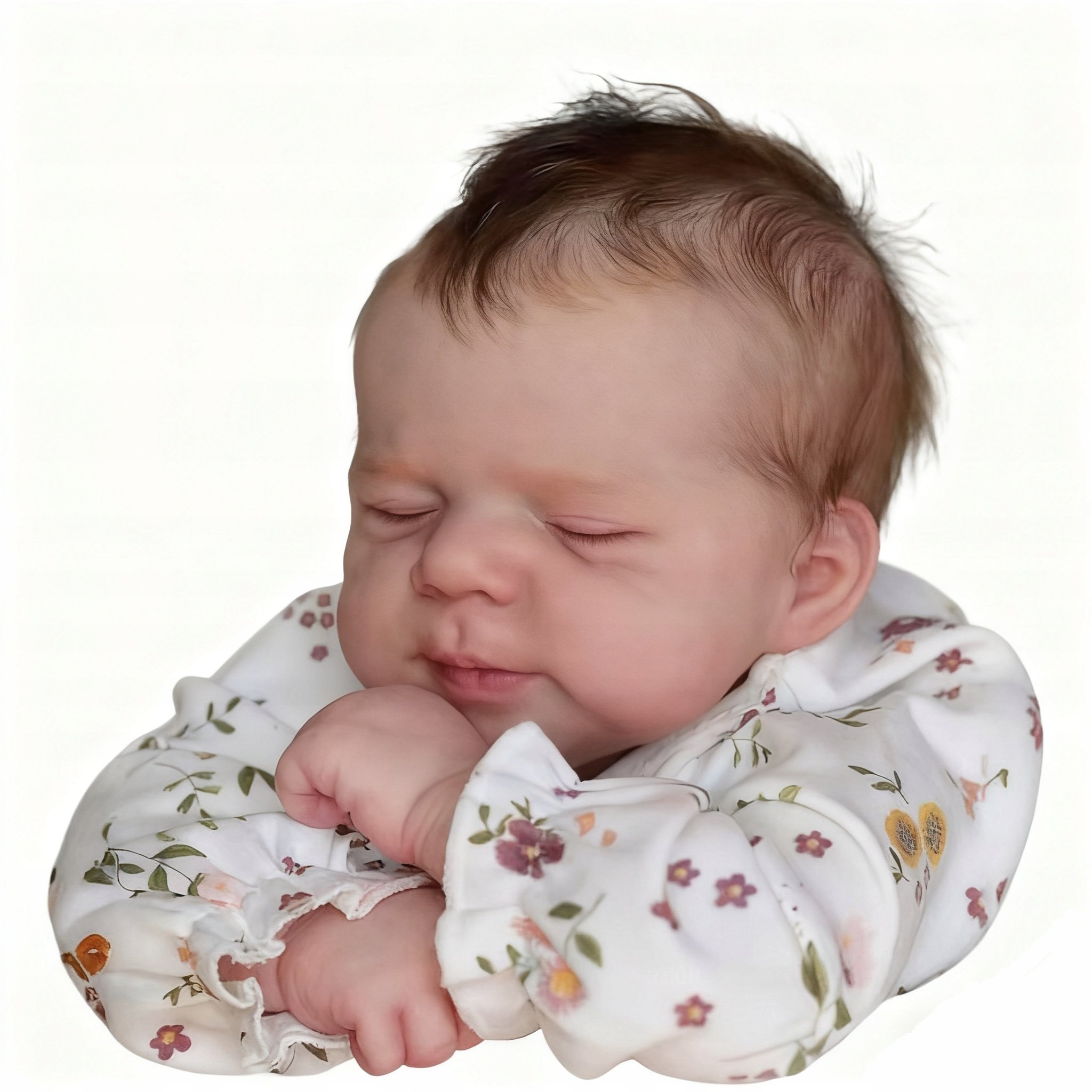 Śpiąca Lalka Reborn Jak Prawdziwe Niemowlę 49 CM