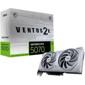 Karty graficzne - MSI GeForce RTX 5070 Ventus 2X OC White 12GB DLSS 4 - miniaturka - grafika 1
