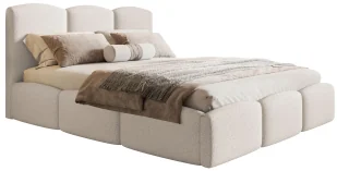 Łóżko welurowe tapicerowane z zagłówkiem 120x200 M9-F98 - Łóżka Łóżko welurowe tapicerowane z zagłówkiem 120x200 M9-F98 - Łóżka - miniaturka - grafika 1