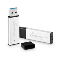 Pendrive - MediaRange MR1901 64 GB USB Typu-A 3.0 Czarny, Srebrny MR1901 - miniaturka - grafika 1