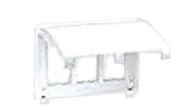 Klawisze i ramki - Kontakt Simon Kontakt_Simon Ramka 2-modułowa do puszki SBM250 z pokrywą, 4x K45 aluminium SBMT202/8 - miniaturka - grafika 1