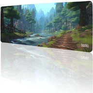 Podkładki pod mysz - PODKŁADKA POD MYSZ GAMINGOWA Wioska Verdantvale 80x30 TILT Duża - miniaturka - grafika 1