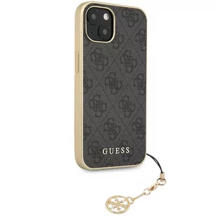 Guess GUHCP14SGF4GGR iPhone 14 6.1" szary/grey hardcase 4G Charms Collection - Etui i futerały do telefonów Guess GUHCP14SGF4GGR iPhone 14 6.1" szary/grey hardcase 4G Charms Collection - Etui i futerały do telefonów - miniaturka - grafika 4