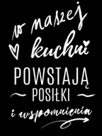 Plakaty - w naszej kuchni black - plakat Wymiar do wyboru: 40x50 cm - miniaturka - grafika 1
